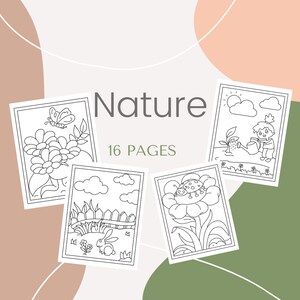 Nature Printable 16 Coloring Pages