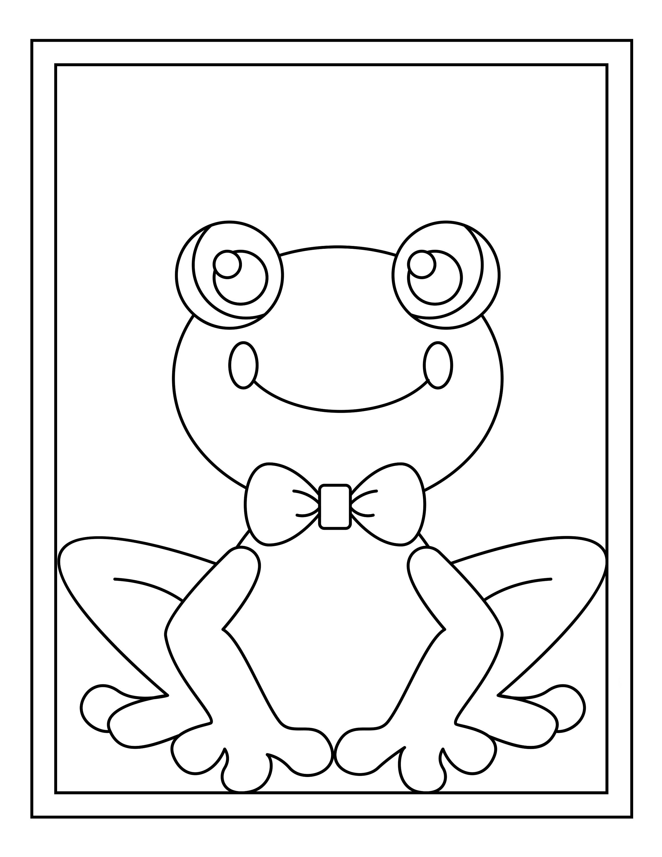 Cute Frogs 16 Printable Pages - Etsy UK