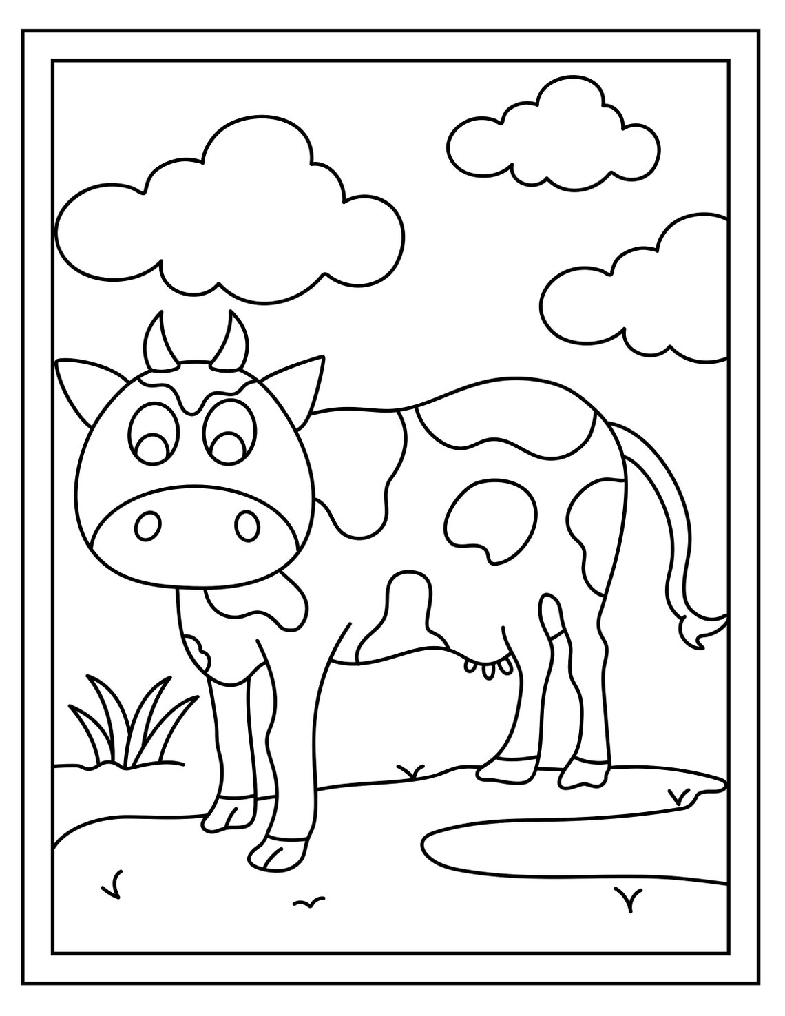 10 Adorable Domestic Animal Coloring Pages for Kids: Unleash Their Creativity and Imagination