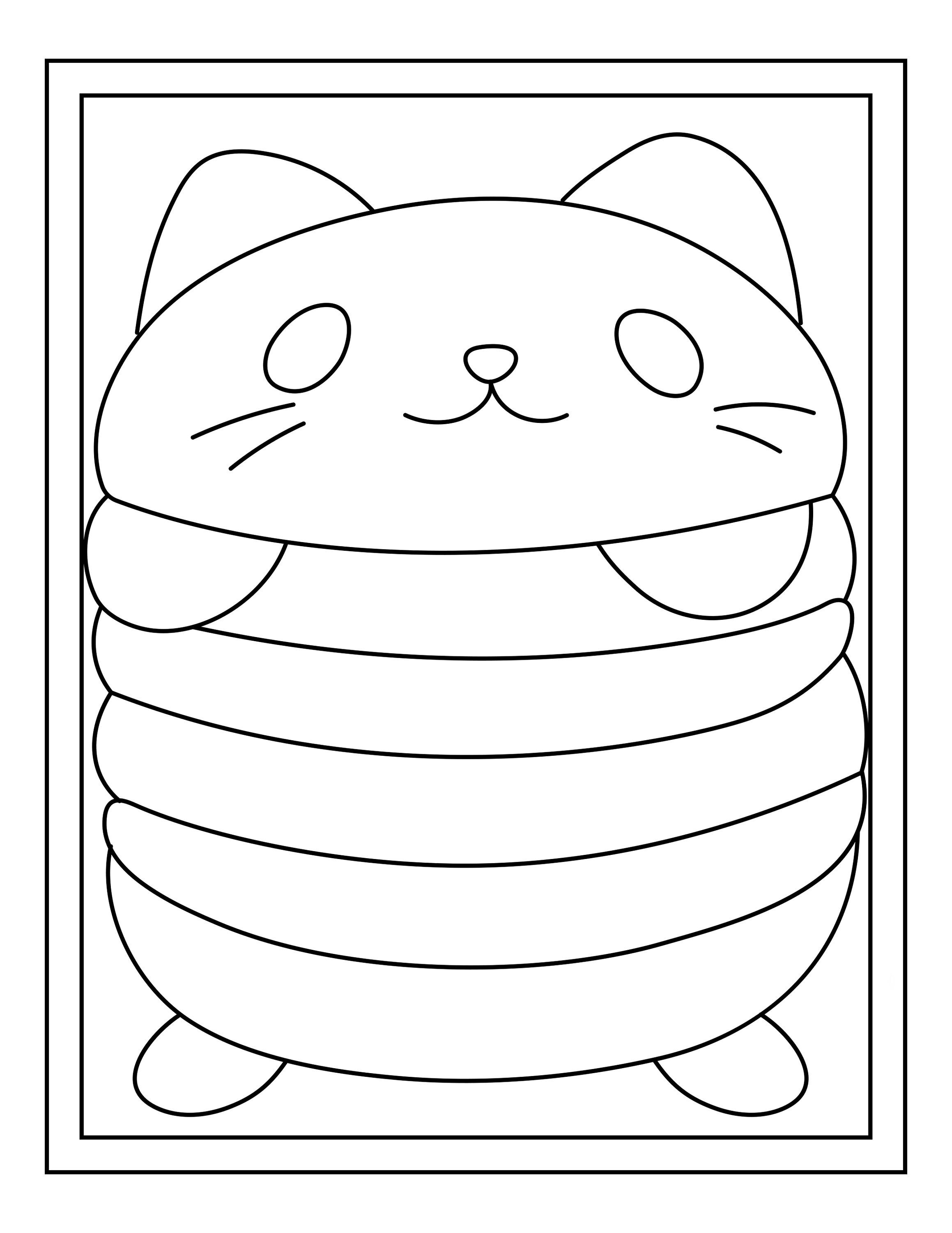 Squishy Printable 16 Coloring Pages Etsy