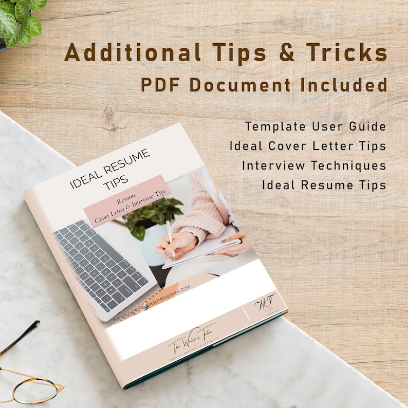 Resume Template, Professional Modern Resume Template for Pages, Word & Google Docs, Clean Modern Executive Resume Template, CV Template CV04 image 8