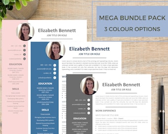 Resume Template, Professional Modern Resume Template for Pages, Word & Google Docs, Clean Modern Executive Resume Template 2022, CV Template