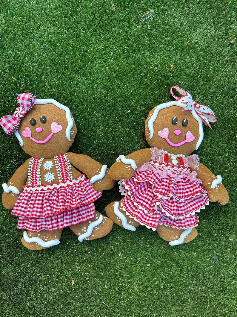 Peppermint Ginger Bread Girl Etsy