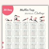 30 Day Chair Workout Challenge Printable | Chair Yoga Guide | 10 Mins ...
