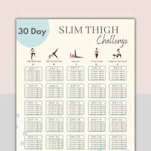 Inner Thigh Workout Etsy Singapore
