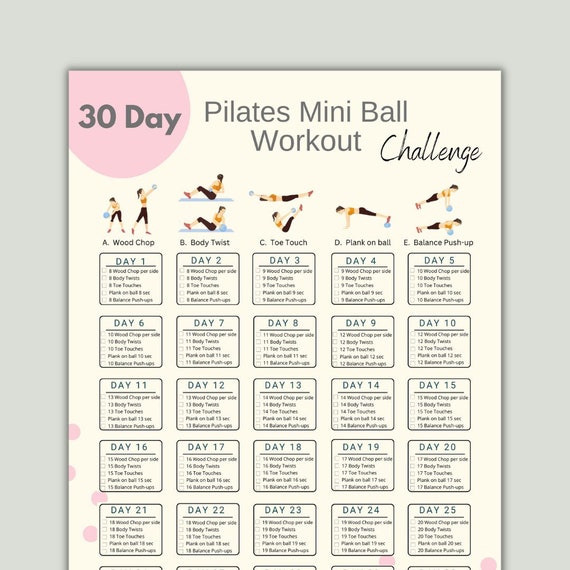 Mini-Ball Pilates Workout  Routine for Posture 