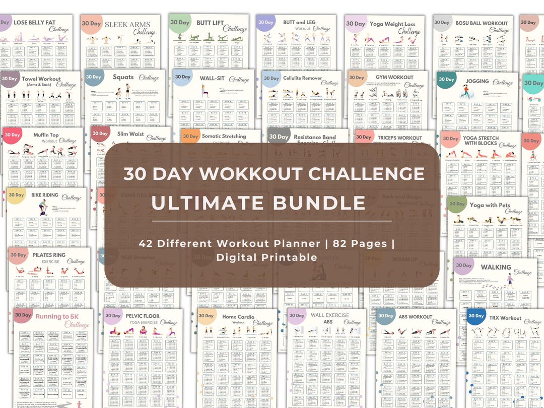 Ultimate 30 Day Challenge Bundle | Digital Fitness Challenge ...