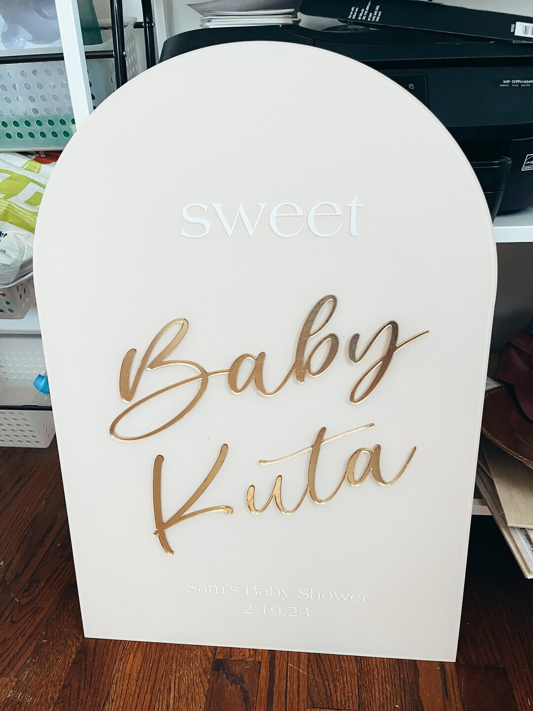 Baby Shower Sign Custom Baby Shower Sign Etsy