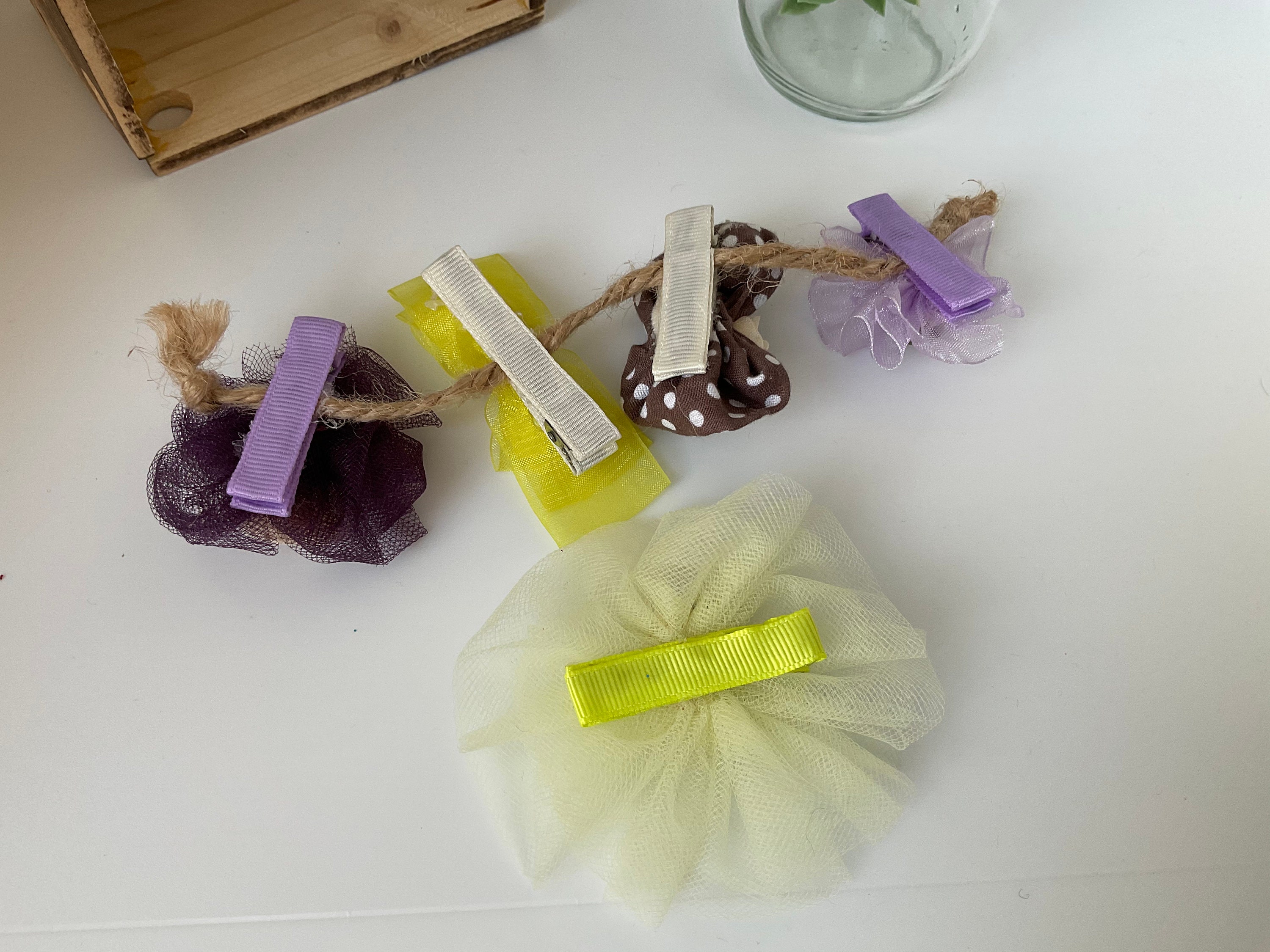 Handmade hair clips Etsy