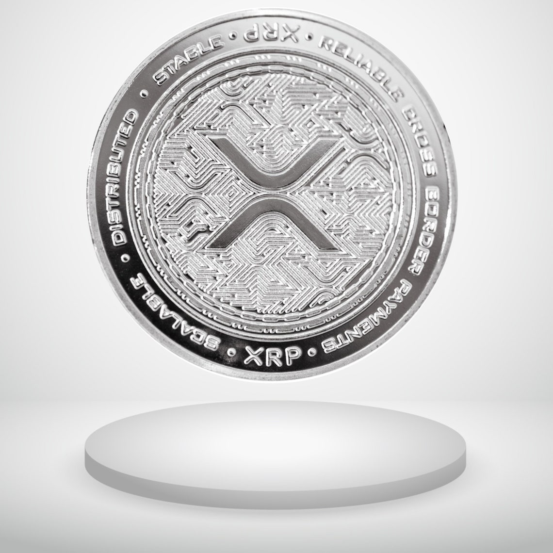 XRP Ripple Physical Cryptocurrency Token Replica 2-Pack XRP Physical Crypto  Coins - Gold Plated Ripple Token Collectibles With Protective Cases XRP  Ripple Physical Gold Plated Collectible Token