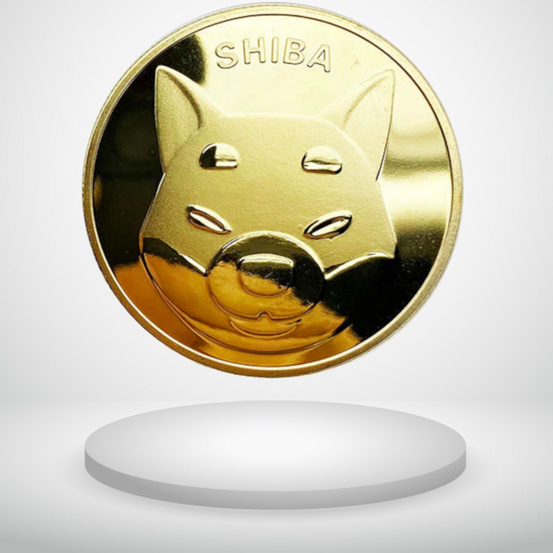 Siba Inu SHIB Physical Crypto Coins Cryptocurrency Made Etsy