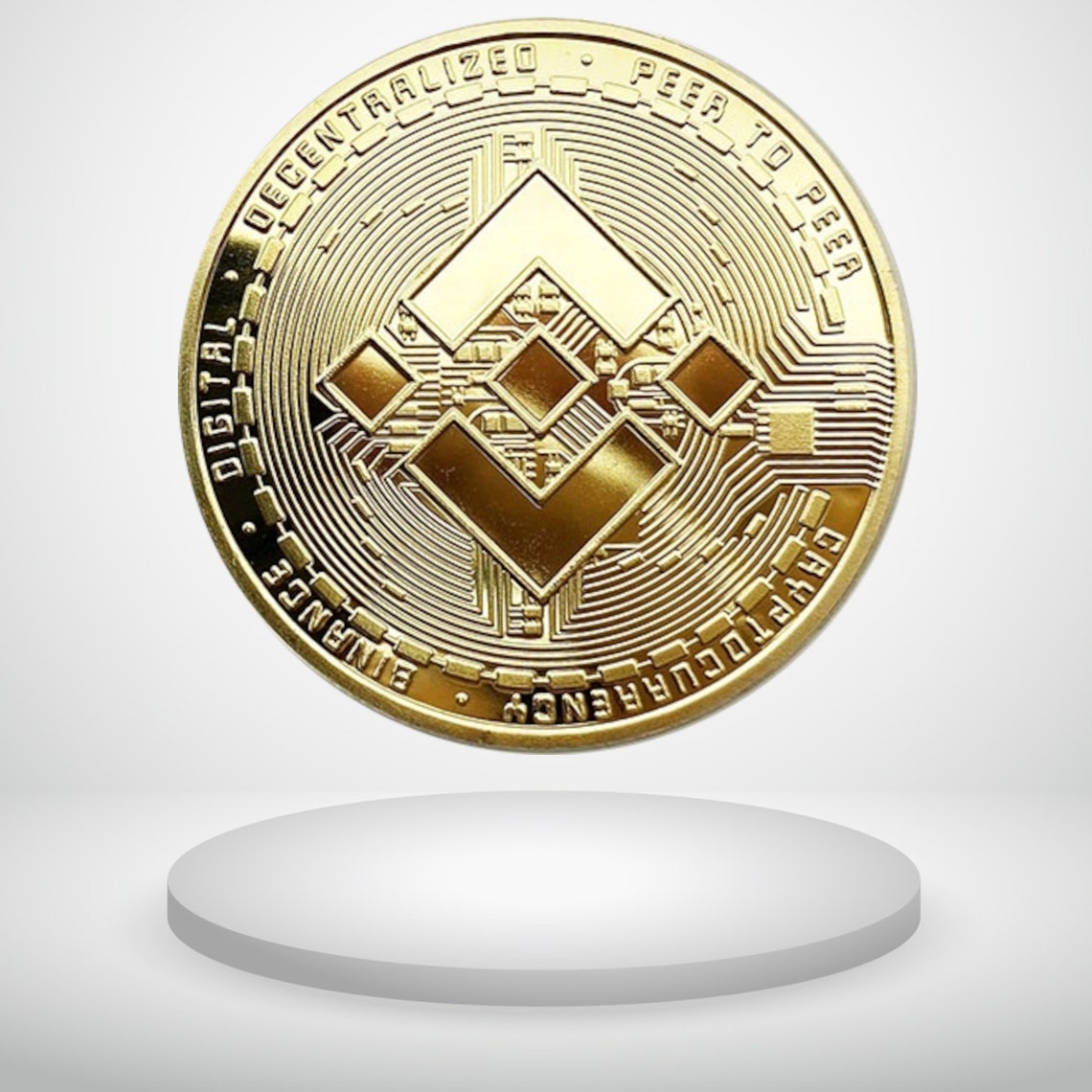 Binance Coin BNB Physical Crypto Coins Cryptocurrency | Etsy