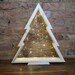 Handmade Wooden Wall Art 27cm X 27cm Hardwood Mix Geometric Triangle ...