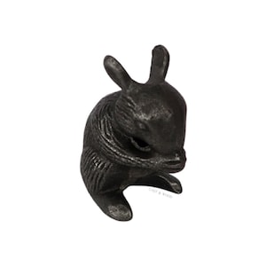 Ornamental Small Mouse Mice - 60mm High - Antique Cast Iron - Vintage Industrial Home Decor - Rustic Garden Accessories - Cast and Wood