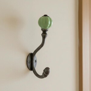 Spring Green Acorn Hook