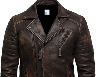 Men's Brando Tan Suede Motorcycle Biker Steam Punk Italian Leather Waistcoat 