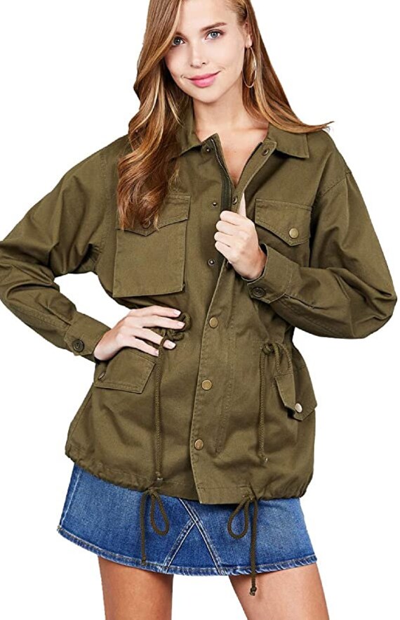 Cargo Style Oversized Utility Anorak 