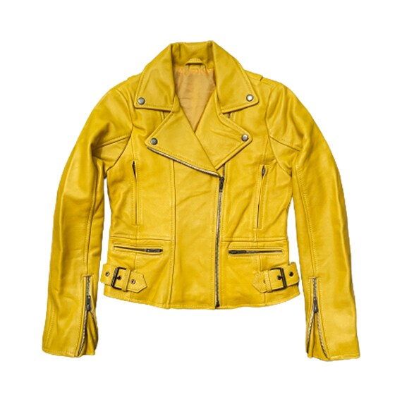 slim fit faux leather jacket womens