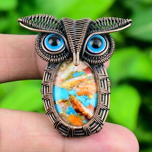 Hand Made Pendant, Solid Copper Pendant