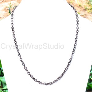 Classic Copper Chain For Pendant and Necklace, Handmade Solid Copper Chain, 16 to 36 Inches Genuine Copper Chain For Gift