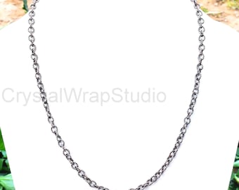 Classic Copper Chain For Pendant and Necklace, Handmade Solid Copper Chain, 16 to 36 Inches Genuine Copper Chain For Gift
