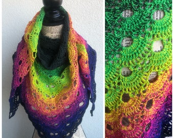 Virus color shawl 03