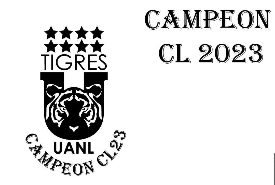 Tigres Campeon Cl23 Etsy