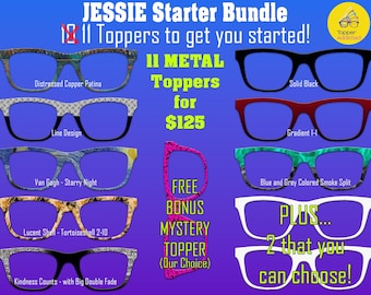 Jessie Pair Eyewear Compatible - Top Frames for Pair Glasses - 11 Topper Collection - bundle priced