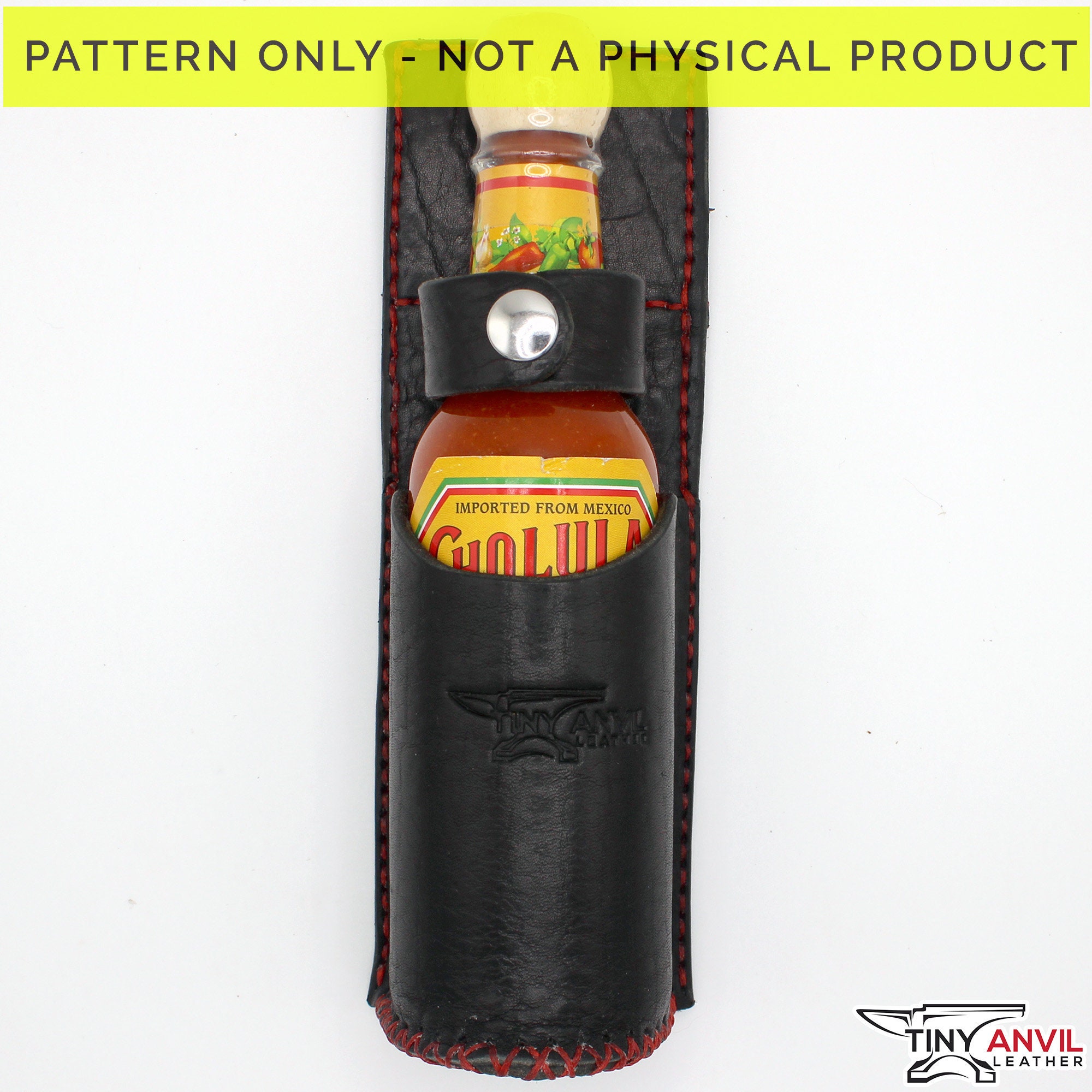 Leather Hot Sauce Holster PATTERN ONLY Not a Physical Product Etsy