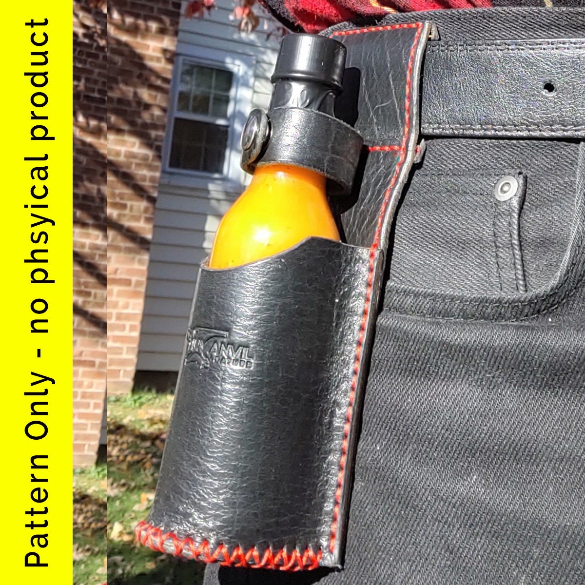 Leather Hot Sauce Holster PATTERN ONLY Not a Physical Product Etsy