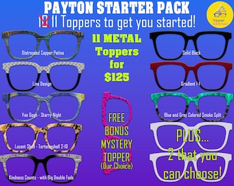 Payton Pair Eyewear Compatible - Top Frames for Pair Glasses - 11 Topper Collection - bundle priced