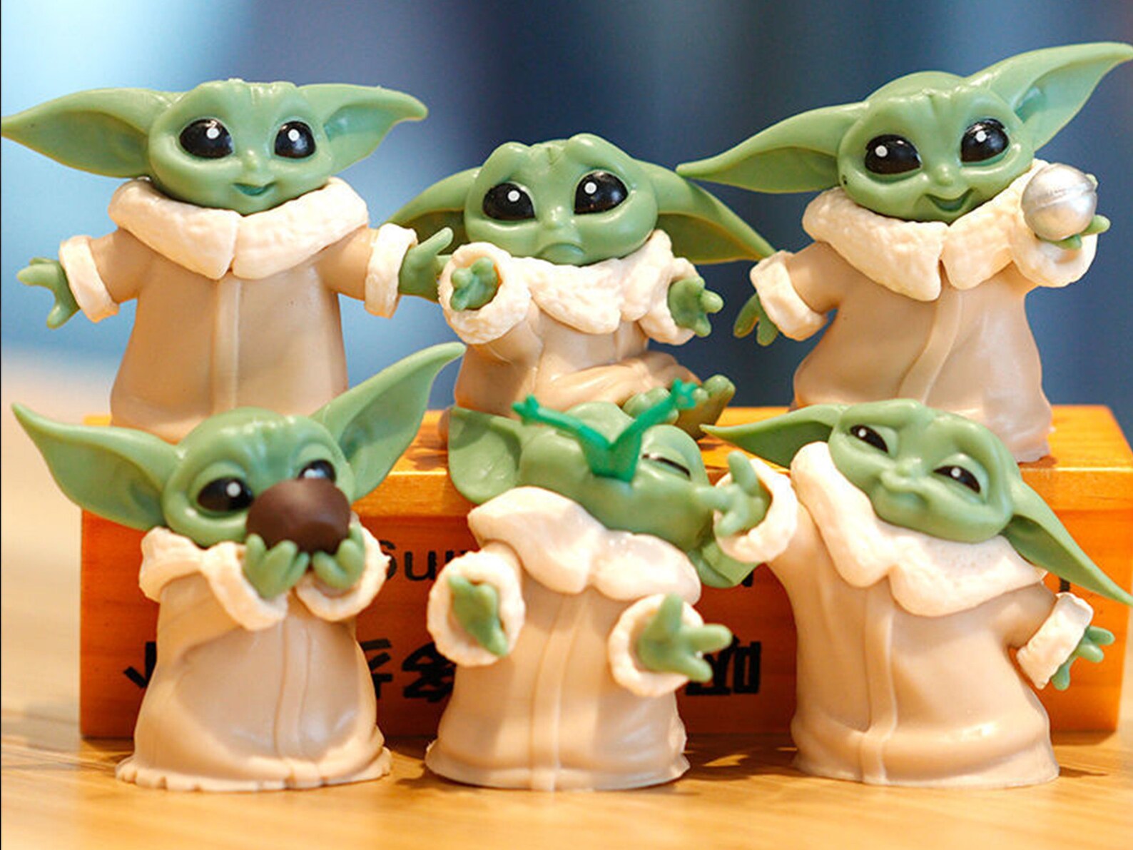56cm Baby Yoda / A Set of 6. Cute Figurine Etsy