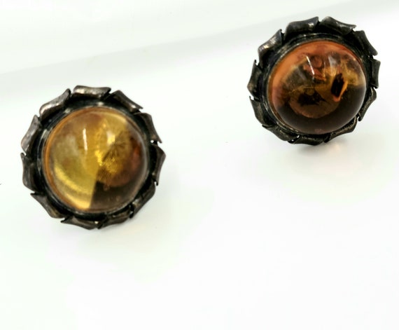 Vintage Baltic Amber Earrings