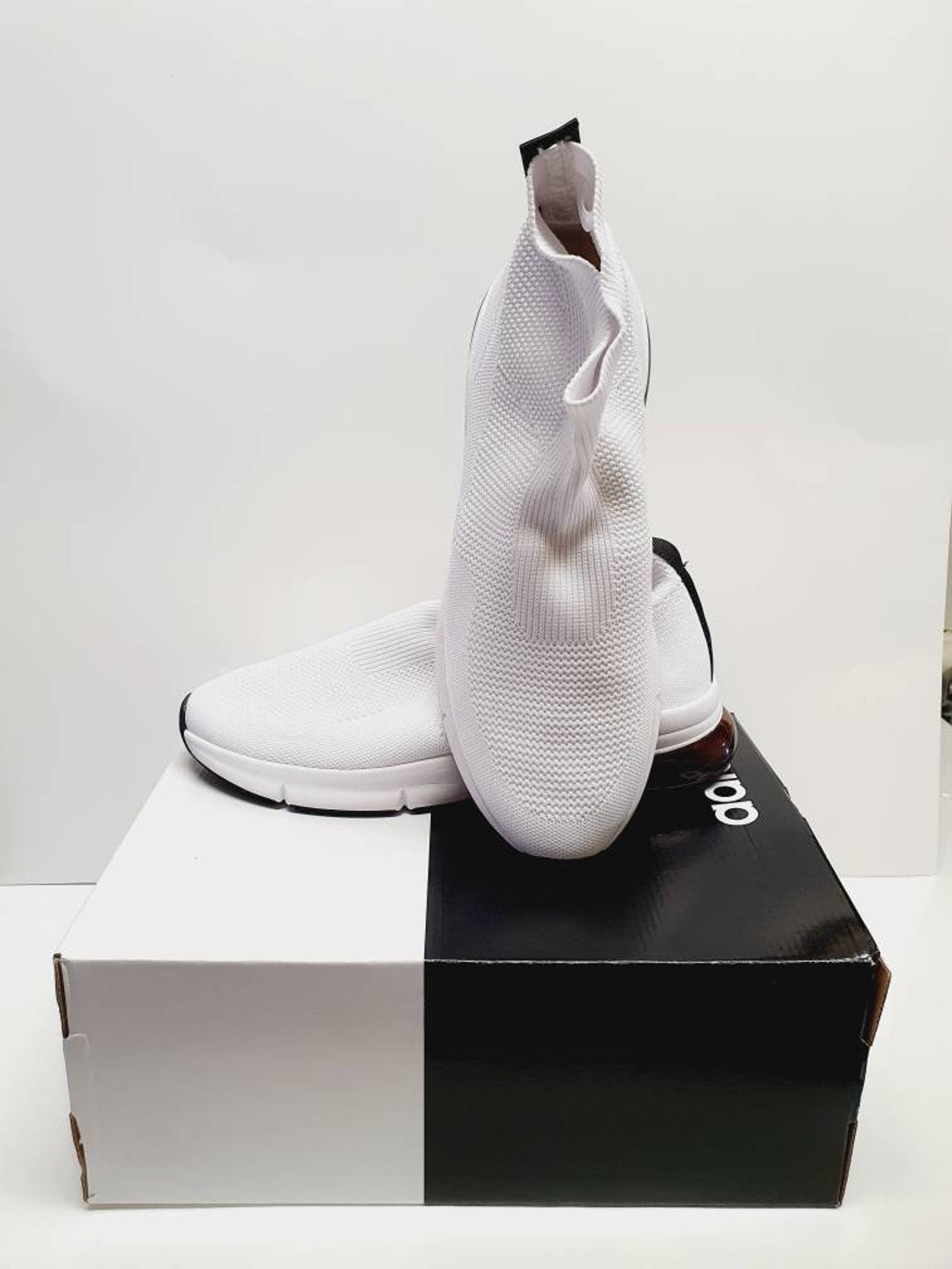 SockStyle High Top Sneakers Men US 9 Etsy