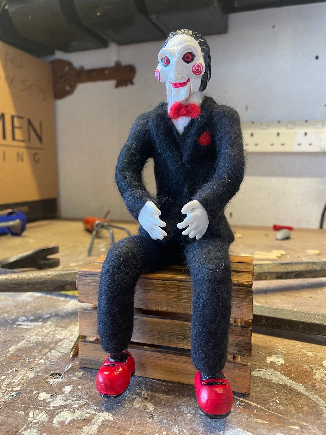 Billy the Saw Puppet, Jigsaw's Sidekick, Horror Collectors Doll