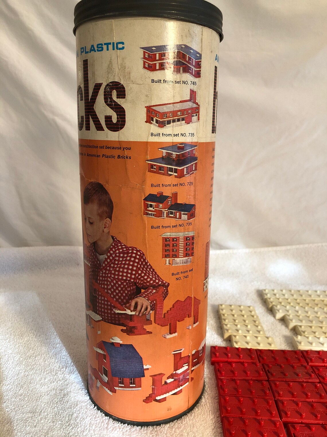 Vintage American Plastic Bricks by Halsam Products Company a Etsy