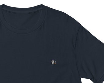 Crypto T-shirt CryptoPunk NFT Alien Pipe #7804 embroidered Short Sleeve T-shirt