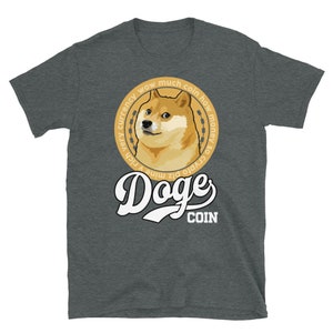 Dogecoin T-shirt, Crypto currency Short-Sleeve Unisex T-shirt