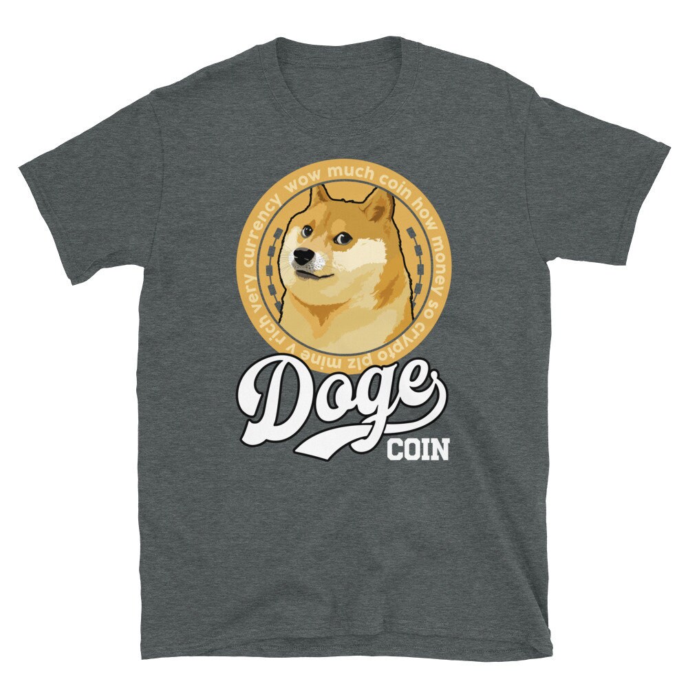 Dogecoin camiseta - Etsy México, image size:1000x1000