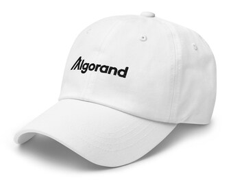 Algorand crypto currency blockchain Base ball cap