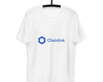 Crypto t-shirt, Chainlink Bitcoin Blockchain crypto-currency alt-coin Short Sleeve T-shirt