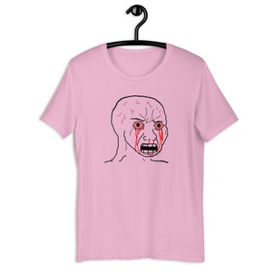 Crypto T-shirt, bitcoin, crypto meme crying wojak stonks tee Ethereum crypto currency style Short-Sleeve Unisex T-Shirt
