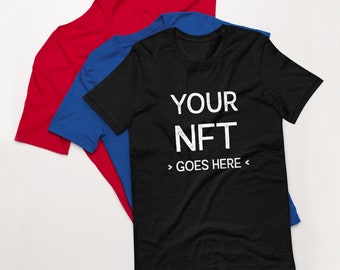Custom NFT T-shirt, Made to Order Crypto NFT Shirt