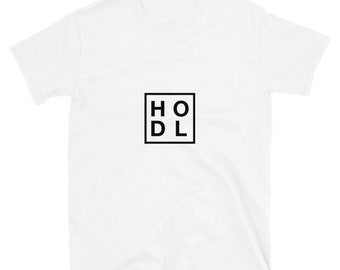 Bitcoin 'HODL' T-shirt, Unisex Crypto currency T-shirt