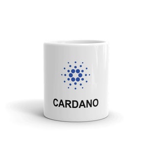 Crypto Mug, Cardano ADA crypto currency alt-coin White glossy mug