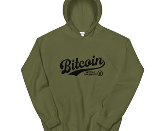 Bitcoin Logo Hoodie, Cryptocurrency gift, Satoshi Nakamoto, Heavy Blend Hoodie