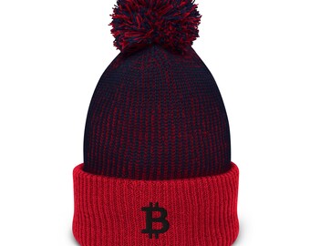 Bitcoin Pom-Pom Beanie