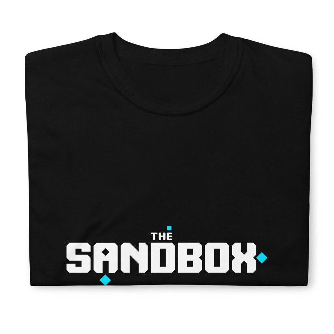 The Sandbox T-shirt, Unisex Crypto Currency Black T-shirt - Etsy