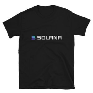 Solana Crypto T-shirt, Crypto Traders gift, Blockchain Gift Short-Sleeve Unisex T-Shirt
