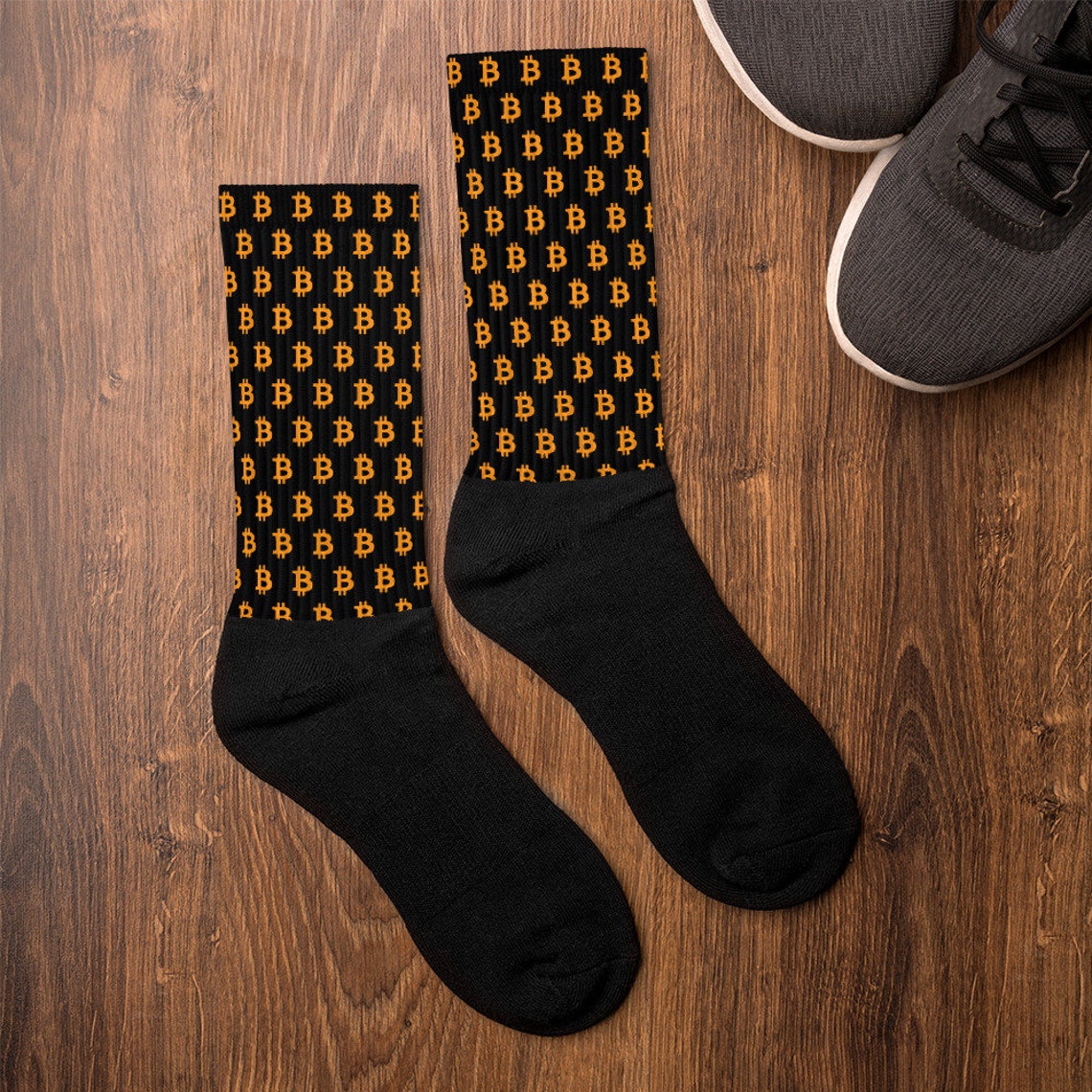 Bitcoin Socks Crypto Socks Bitcoin Gift Cryptocurrency Etsy